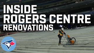 An inside look at the aroundtheclock Rogers Centre renovations [upl. by Dry]