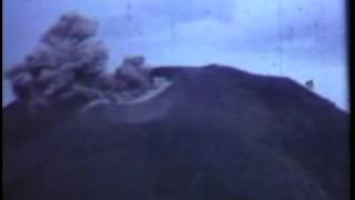 1948 Footage of Erupting Volcano Akutan [upl. by Ytitsahc]