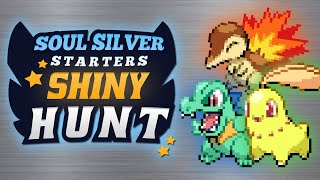 Pokemon SoulSilver Starters Shiny Hunt  LIVE [upl. by Nednarb]