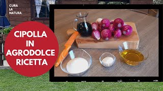 Cipolla in agrodolce Come fare la cipolla rossa di Tropea in agrodolce Ricetta Semplice Calabrese [upl. by Tymes]