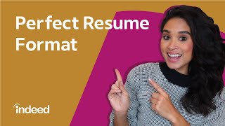 How to Format a Resume for Success in 5 Easy Steps  Indeed Career Tips [upl. by Leibarg]