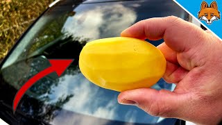 Rub your Windshield with a POTATO and WATCH WHAT HAPPENS 💥 Amazing 🤯 [upl. by Charbonneau]