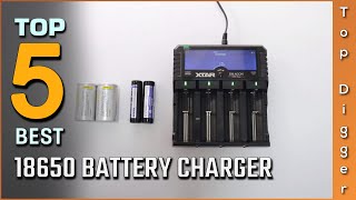 Top 5 Best 18650 Battery Chargers Review In 2023  Make Your Selection [upl. by Ylreveb]