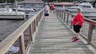 Strong current on the Ogeechee River at Ft McAllister Marina [upl. by Strenta]