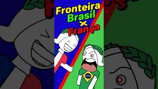 A maior fronteira da França frança brasil fronteira geografia [upl. by Mathian]