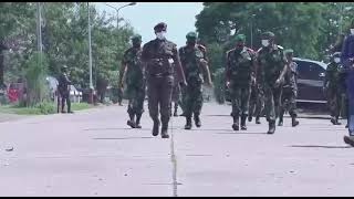 FARDC  Cérémonie de fin de Fmn du Bn combat en jungle et du Bn spécial commando fusilier marin [upl. by Anol810]