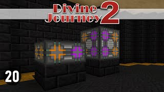 Divine Journey 2 Ep20 Applied Energistics Autocrafting Modded Minecraft [upl. by Ettenowtna441]