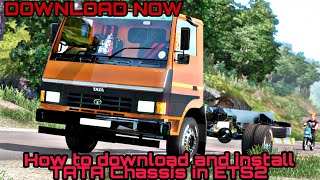 हिन्दी How to download and install TATA 1109 Chassis Mod in ETS2 [upl. by Ibbie]