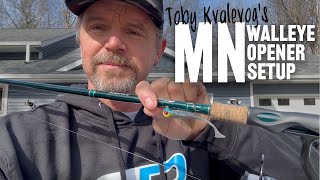 Toby Kvalevogs MN Fishing Opener Setup  2B Fishing [upl. by Elatsyrk]