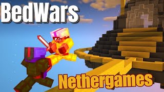 Nethergames Bedwars Uncut Gameplay  Mcpe bedwars tips and tricks Minecraft pe [upl. by Yajnas664]