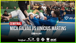 Mica Galvão vs Vinícius Martins  Campeonato Brasileiro 2024  CBJJ  IBJJ  SEMIFINAL [upl. by Elletnuahc738]