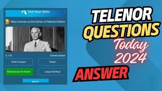 Telenor questions today 27 September 2024 tuxentertainment tux [upl. by Naimaj]