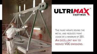 Ultrimax Aquimax Paint  Water Based Going onto Steel Substrates [upl. by Oitaroh]