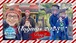 ALTON TOWERS SANTA SLEEPOVER PART 2  VLOGMAS DAY 2  2023 [upl. by Enehs]