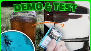 PampG Water Purification Packets REVIEW under Microscope [upl. by Elvie]