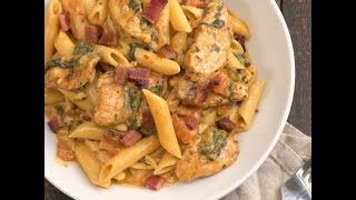 Creamy Chicken Bacon Pasta [upl. by Flora]