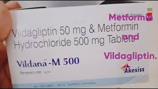 Vildana M 500  Metformin amp Vildagliptin  Type 2 Diabetes mellitus  lower Blood sugar level [upl. by Cher]