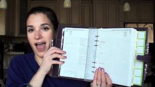 My New Filofax Part 1 Calendar Organization [upl. by Madel]