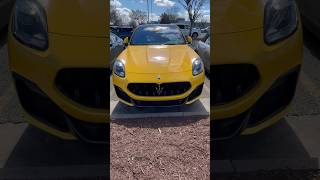 Maserati Grecale  Trofeo trim maserati grecale trofeo italiancars italian luxurysuvs yellow [upl. by Adnahs]