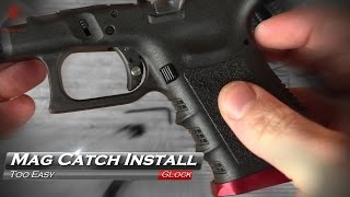 How to install a Glock Magazine catchrelease [upl. by Kissel]