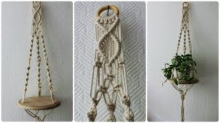 Makramee Blumenampel 5  DIY  Macrame Plant Hanger eng sub [upl. by Harness705]