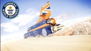 The 1000mph Car Inside Bloodhound SSC  Guinness World Records [upl. by Aitel982]