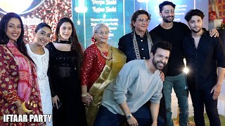 Shaheer SheikhHiba Nawab Meet Rupali Ganguly At Yeh Rishta Kya Kehlata Hai Iftaar Party [upl. by Aihsilat]