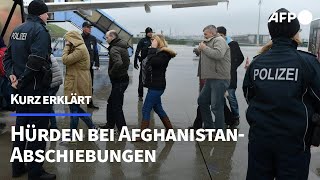 Abschiebungen nach Afghanistan Das sind die Hürden  AFP [upl. by Osgood]