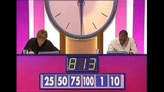 Countdown Amazing Calculation 813  Carol Vorderman [upl. by Marci]