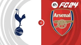 Tottenham vs Arsenal  Premier League  FC 24 [upl. by Wakerly]