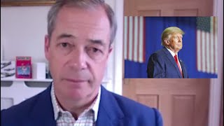 Farage reacts to Donald Trumps arrest [upl. by Lovett434]