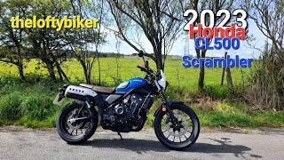 2023 Honda CL 500 Scrambler review [upl. by Milde]