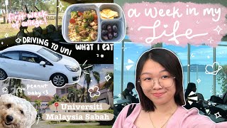 a week in my life at UMS  uni vlog first day of class what i eat in a week 🌷 [upl. by Roderica]