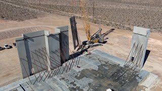 Moonwater West  Construction Update  Walls Tilting Feb 2024 [upl. by Lupe644]