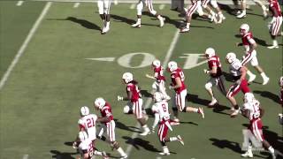 Jack Hoffman with a 69 yard touchdown in the 2013 Nebraska Spring Game [upl. by Imorej262]