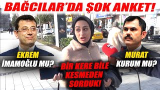 Ekrem İmamoğlu mu Murat Kurum mu AKPli Bağcılarda Şaşkına Çeviren Seçim Anketi [upl. by Gnos]