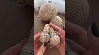 Cómo hacer Amigurumis de crochet paso a paso para PRINCIPIANTES tutorial shorts [upl. by Fromma734]