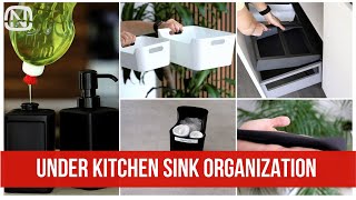 Organize Under the Sink Simple Solutions for a Tidy Kitchen [upl. by Osbourn764]