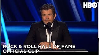 Rock and Roll Hall of Fame Jann Wenner 2013 Clip  HBO [upl. by Rehpotsirhk]