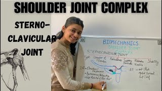 SHOULDER JOINT COMPLEX I STERNOCLAVICULAR JOINT I BIOMECHANICS [upl. by Franciscka]