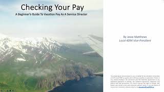 Checking Your Service Director Vacation Pay [upl. by Ax]