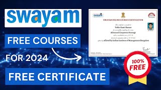 How to Register in Swayam Online Course  MOOC Free Online Certification Courses NPTEL [upl. by Alexandra]