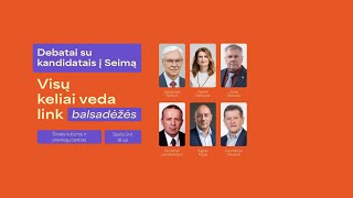 Kandidatų į Seimą debatai Šilutės apygardoje [upl. by Kado39]