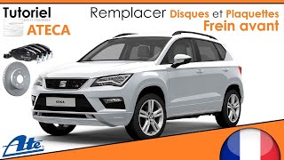 SEAT ATECA  Remplacement Disques et Plaquettes de Frein avant [upl. by Buatti]