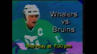 WHCT Hartford Whalers promo 1987 [upl. by Roderich]