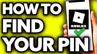 How To Find Your Pin in Roblox 2024 [upl. by Torre]