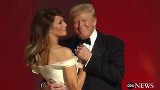 President Trump First Lady Melanias First Dance [upl. by Nareik431]