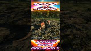 PYRORAPTOR VS DIMETRODON Cuál Es Más Fuerte JURASSIC WORLD EVOLUTION 2 [upl. by Uyr]