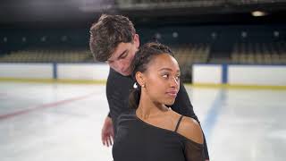 Aurélie et Théo  Programme court 2023 Patinage artistique [upl. by Fiertz]