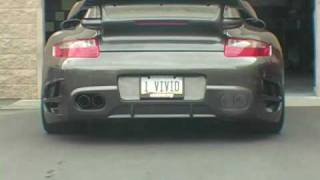 Porsche 997 Turbo Straight Pipes Revving [upl. by Cornew]